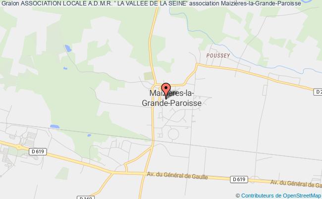 plan association Association Locale A.d.m.r. ' La Vallee De La Seine' Maizières-la-Grande-Paroisse