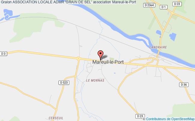 plan association Association Locale Admr 'grain De Sel' Mareuil-le-Port