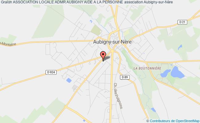 plan association Association Locale Admr Aubigny Aide A La Personne Aubigny-sur-Nère