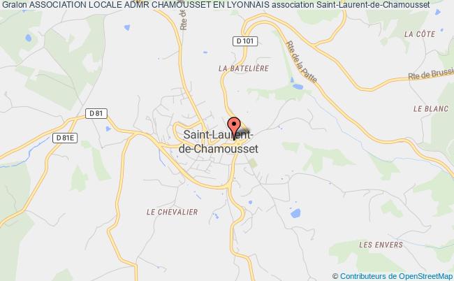 plan association Association Locale Admr Chamousset En Lyonnais Saint-Laurent-de-Chamousset
