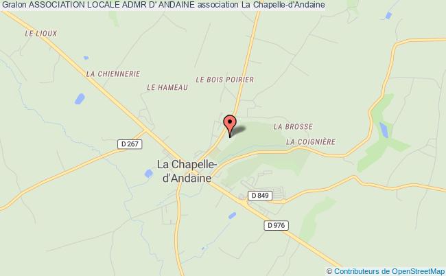 plan association Association Locale Admr D' Andaine La Chapelle-d'Andaine