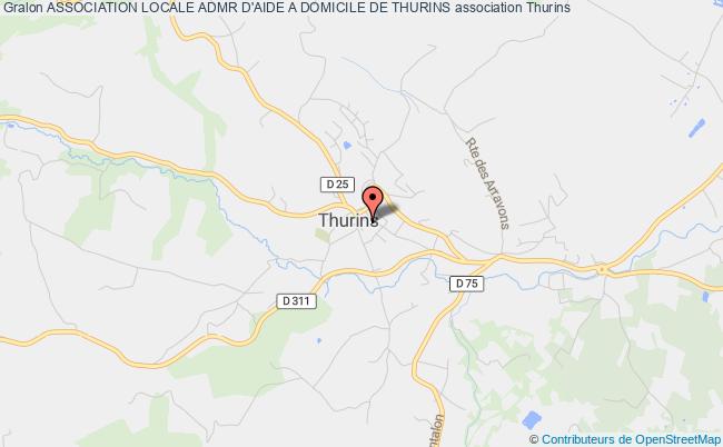 plan association Association Locale Admr D'aide A Domicile De Thurins Thurins