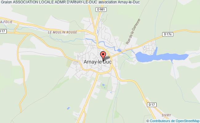 plan association Association Locale Admr D'arnay-le-duc Arnay-le-Duc