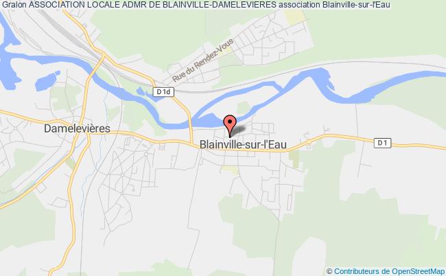 plan association Association Locale Admr De Blainville-damelevieres Blainville-sur-l'Eau