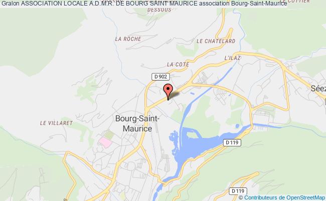 plan association Association Locale A.d.m.r. De Bourg Saint Maurice Bourg-Saint-Maurice