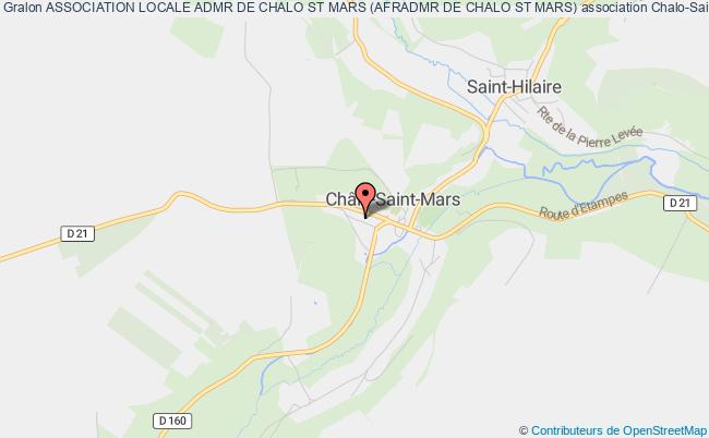 plan association Association Locale Admr De Chalo St Mars (afradmr De Chalo St Mars) Chalo-Saint-Mars