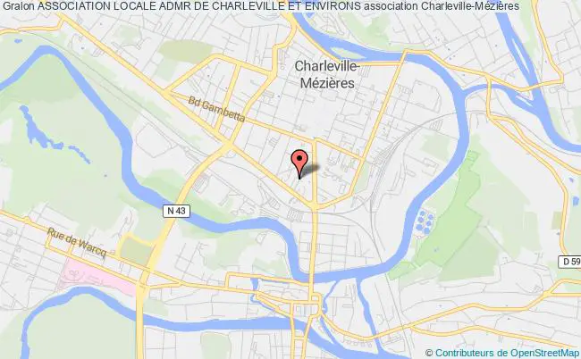 plan association Association Locale Admr De Charleville Et Environs Charleville-Mézières