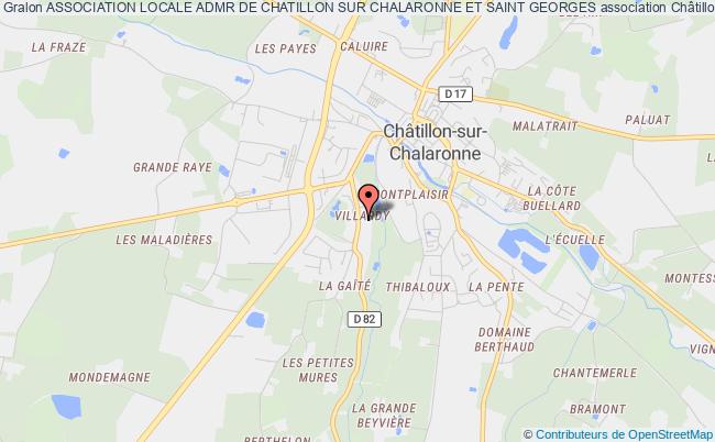 plan association Association Locale Admr De Chatillon Sur Chalaronne Et Saint Georges Châtillon-sur-Chalaronne