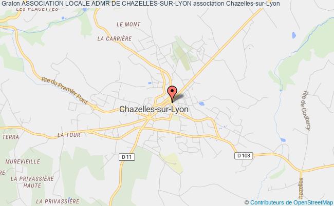 plan association Association Locale Admr De Chazelles-sur-lyon Chazelles-sur-Lyon