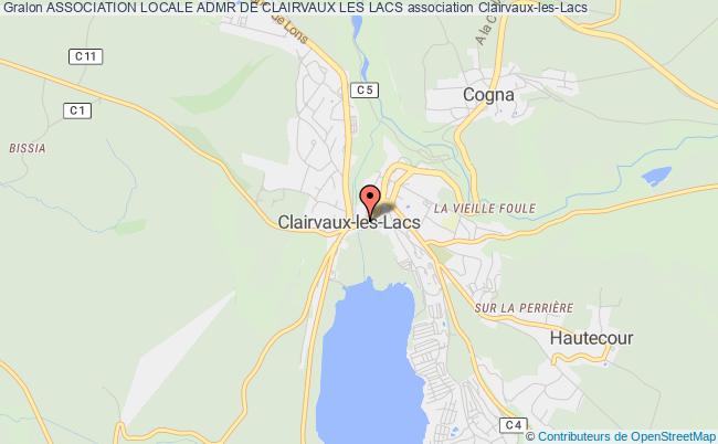 plan association Association Locale Admr De Clairvaux Les Lacs Clairvaux-les-Lacs