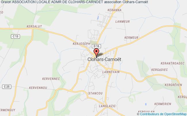 ASSOCIATION LOCALE ADMR DE CLOHARS-CARNOET