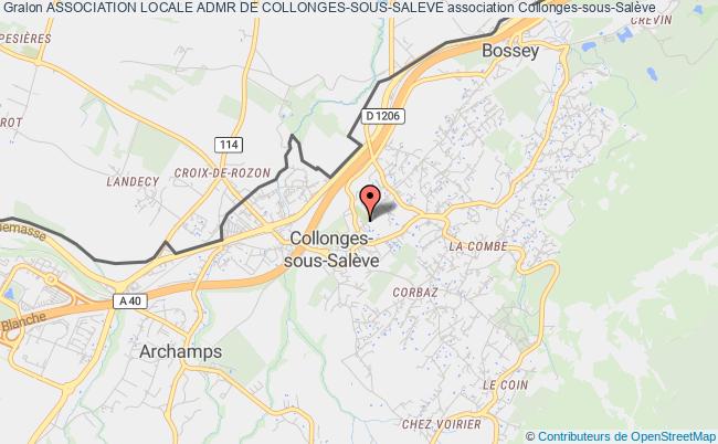 ASSOCIATION LOCALE ADMR DE COLLONGES-SOUS-SALEVE