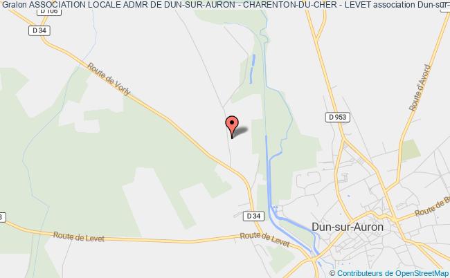 plan association Association Locale Admr De Dun-sur-auron - Charenton-du-cher - Levet Dun-sur-Auron