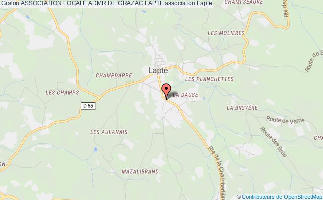 ASSOCIATION LOCALE ADMR DE GRAZAC LAPTE