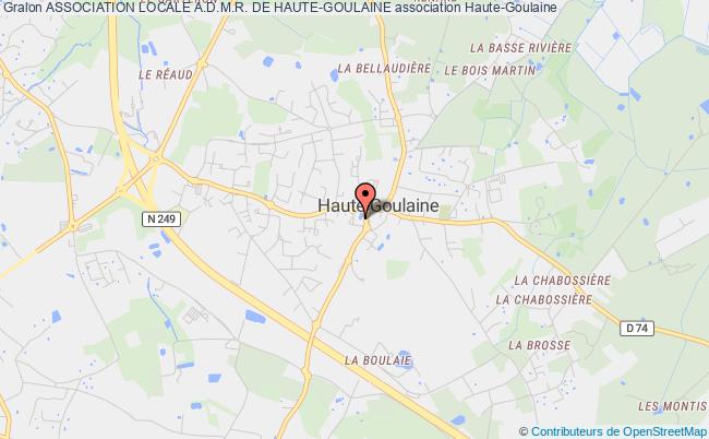 ASSOCIATION LOCALE A.D.M.R. DE HAUTE-GOULAINE