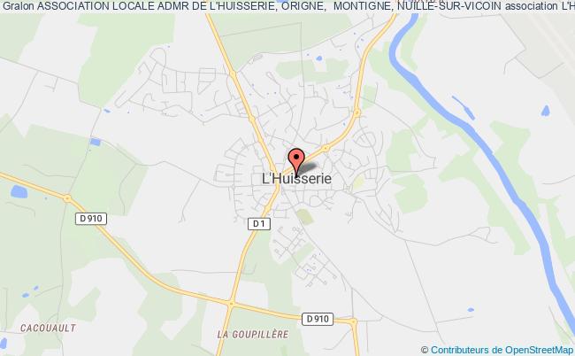 ASSOCIATION LOCALE ADMR DE L'HUISSERIE, ORIGNE,  MONTIGNE, NUILLÉ-SUR-VICOIN