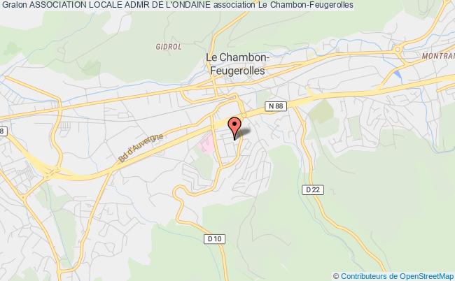 plan association Association Locale Admr De L'ondaine Le    Chambon-Feugerolles