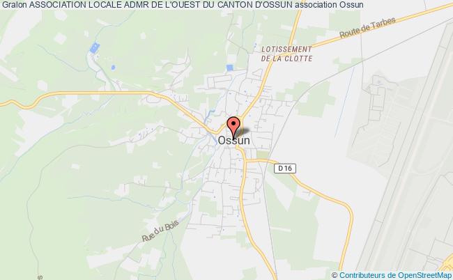 ASSOCIATION LOCALE ADMR DE L'OUEST DU CANTON D'OSSUN