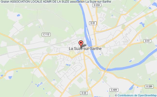 plan association Association Locale Admr De La Suze La    Suze-sur-Sarthe