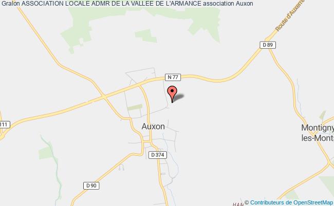 plan association Association Locale Admr De La Vallee De L'armance Auxon
