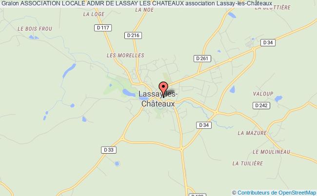 plan association Association Locale Admr De Lassay Les Chateaux Lassay-les-Châteaux