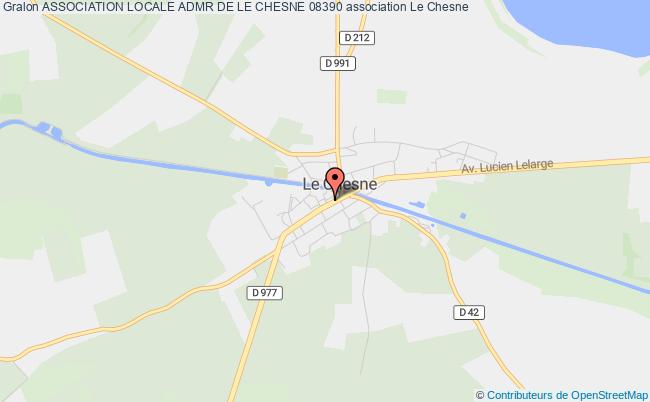 plan association Association Locale Admr De Le Chesne 08390 Bairon et ses environs