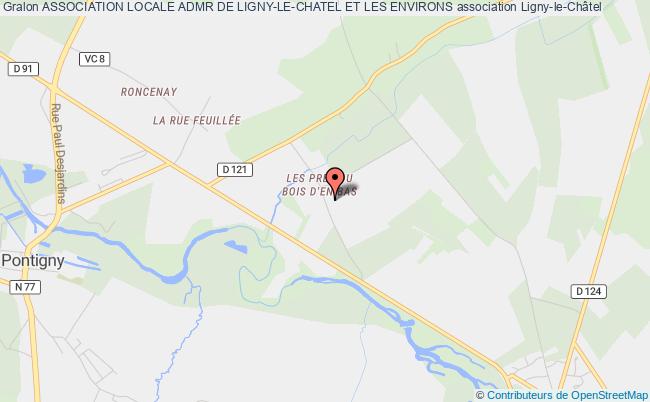 plan association Association Locale Admr De Ligny-le-chatel Et Les Environs Ligny-le-Châtel