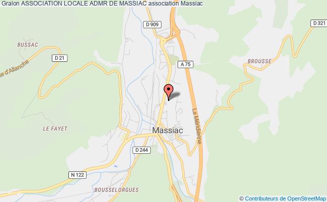 plan association Association Locale Admr De Massiac Massiac
