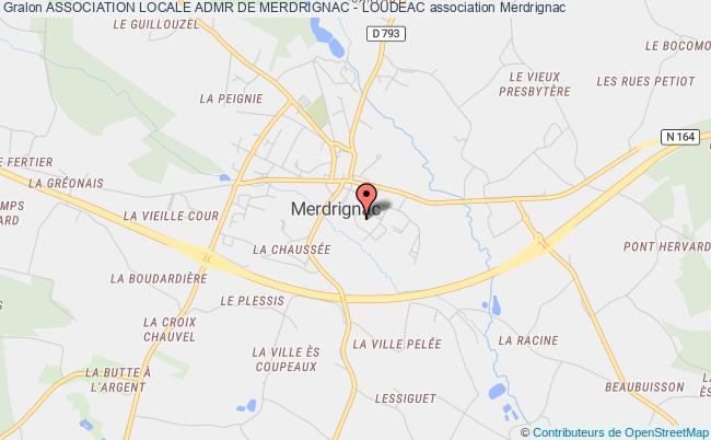 plan association Association Locale Admr De Merdrignac - Loudeac Merdrignac