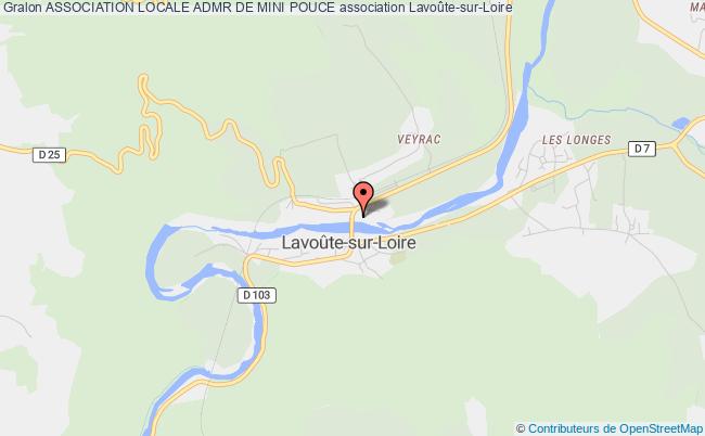 plan association Association Locale Admr De Mini Pouce Lavoûte-sur-Loire