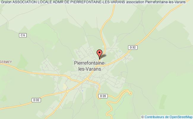 ASSOCIATION LOCALE ADMR DE PIERREFONTAINE-LES-VARANS