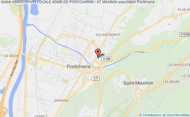 plan association Association Locale Admr De Pontcharra / St Maximin Pontcharra