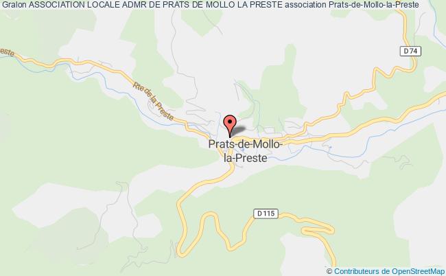 ASSOCIATION LOCALE ADMR DE PRATS DE MOLLO LA PRESTE