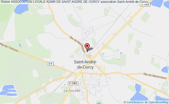 plan association Association Locale Admr De Saint Andre De Corcy Saint-André-de-Corcy
