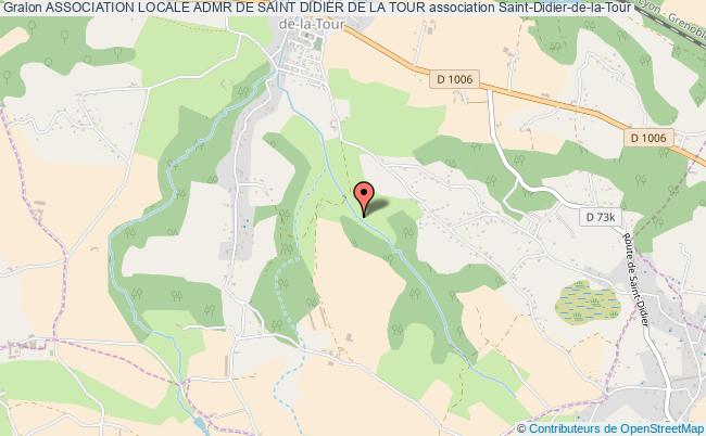 plan association Association Locale Admr De Saint Didier De La Tour Saint-Didier-de-la-Tour