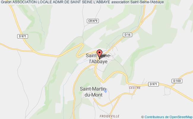 plan association Association Locale Admr De Saint Seine L'abbaye Saint-Seine-l'Abbaye