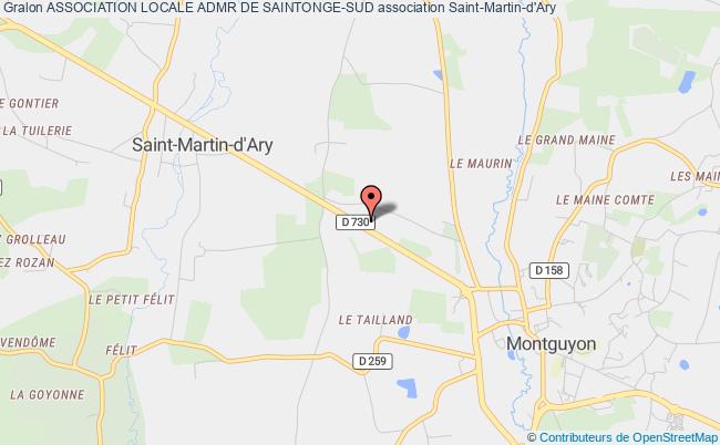 plan association Association Locale Admr De Saintonge-sud Saint-Martin-d'Ary