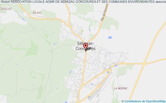 plan association Association Locale Admr De Sebazac-concoures Et Des Communes Environnantes Sébazac-Concourès