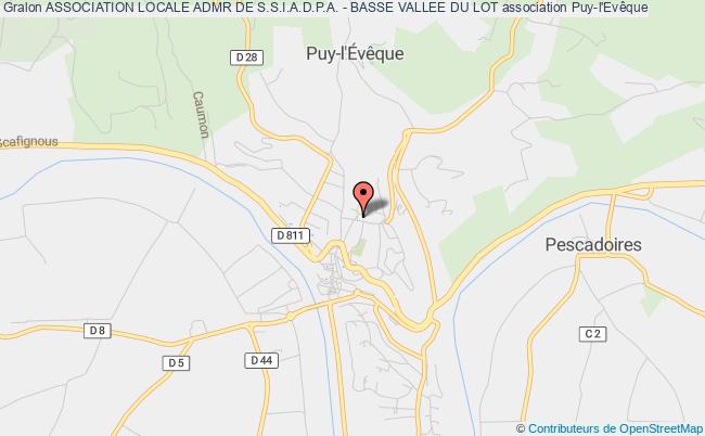 plan association Association Locale Admr De S.s.i.a.d.p.a. - Basse Vallee Du Lot Puy-l'Évêque