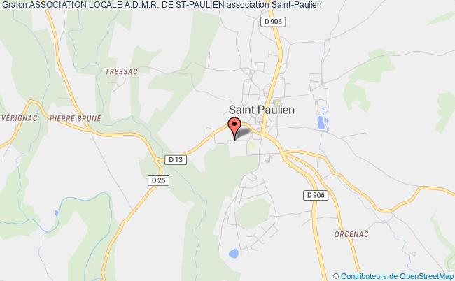 plan association Association Locale A.d.m.r. De St-paulien Saint-Paulien