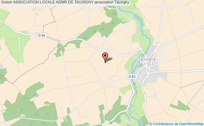 plan association Association Locale Admr De Tauxigny Tauxigny