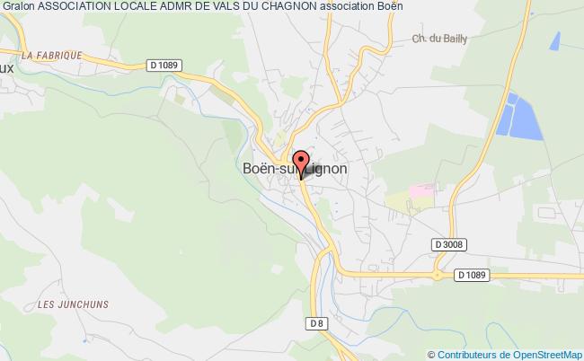 plan association Association Locale Admr De Vals Du Chagnon Boën-sur-Lignon