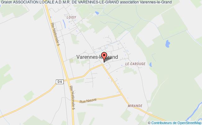 plan association Association Locale A.d.m.r. De Varennes-le-grand Varennes-le-Grand