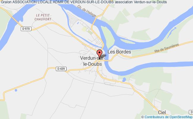 plan association Association Locale Admr De Verdun-sur-le-doubs Verdun-sur-le-Doubs