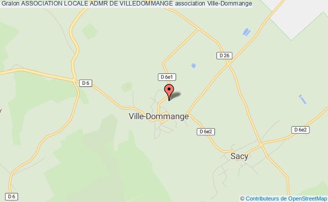 plan association Association Locale Admr De Villedommange Ville-Dommange