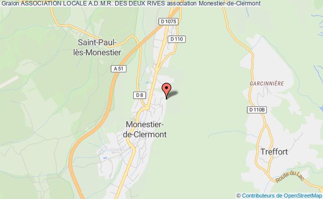 plan association Association Locale A.d.m.r. Des Deux Rives Monestier-de-Clermont