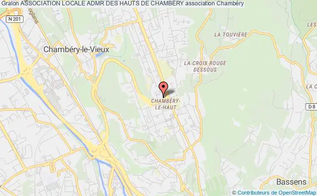 plan association Association Locale Admr Des Hauts De ChambÉry Chambéry