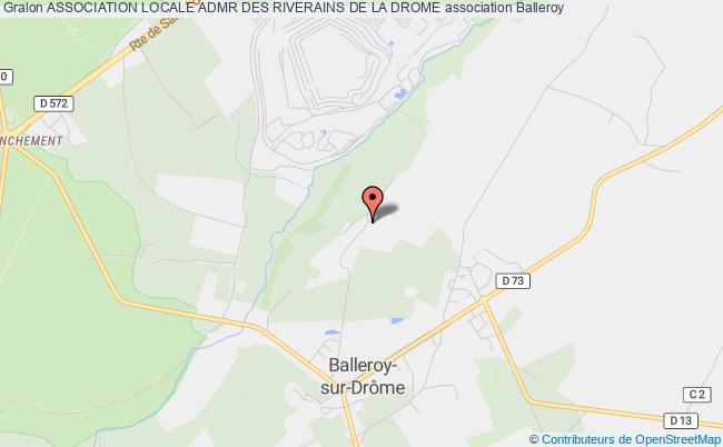 plan association Association Locale Admr Des Riverains De La Drome Balleroy