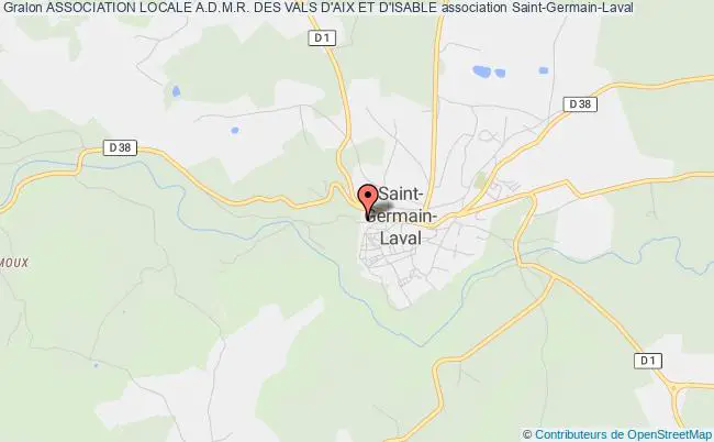 plan association Association Locale A.d.m.r. Des Vals D'aix Et D'isable Saint-Germain-Laval