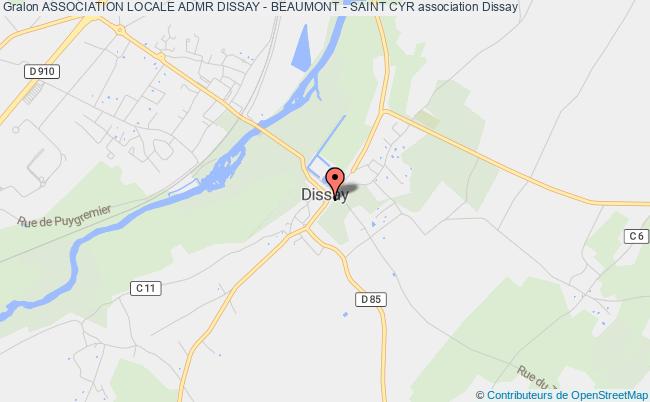 plan association Association Locale Admr Dissay - Beaumont - Saint Cyr Dissay